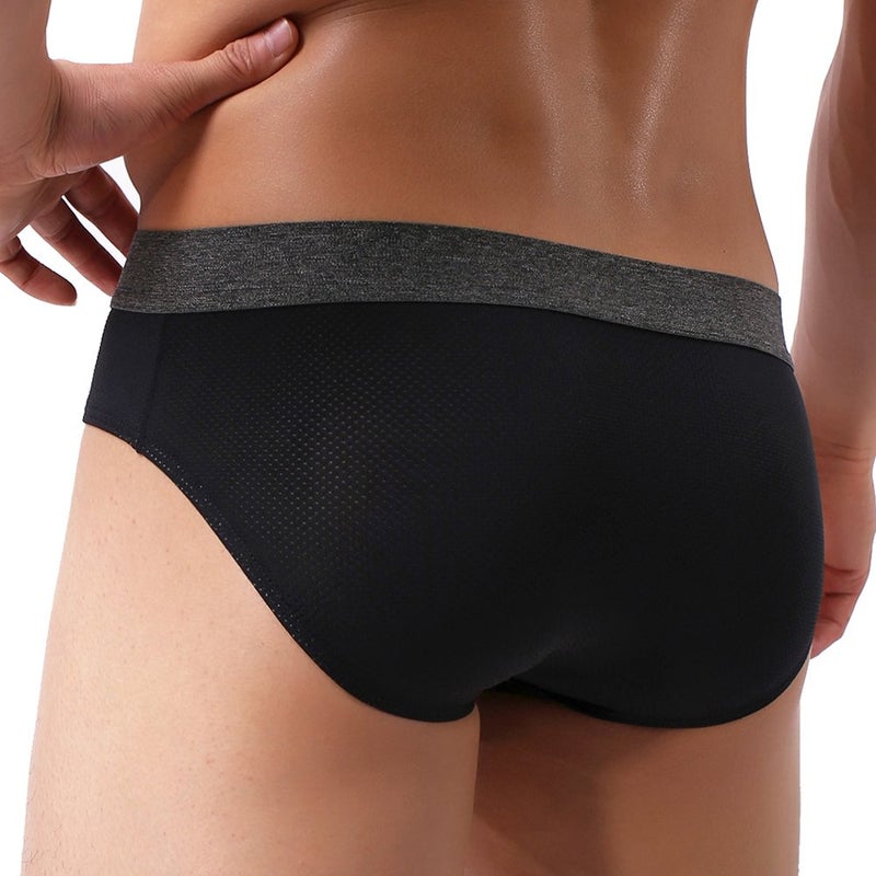 Summer Code Mens Micro Mesh Briefs Comfortable Bulge Pouch Underwear - Image 5